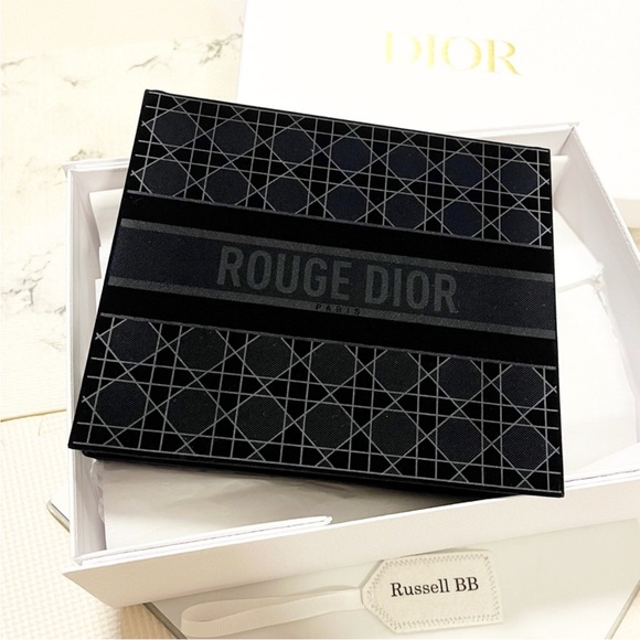 Rouge Dior Beauty Velvet Organizer Vanity Case / Jewelry Storage Box • Large - Picture 12 of 17